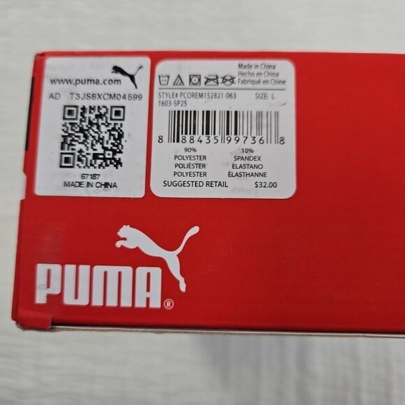 Puma 5 Pack Boxer Briefs Men's L (36-38) Grey Black Tag Free Fast Dry Stretch - Picture 10 of 11
